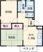 パセオエトワールの間取り画像