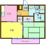 サンガーデン勝本Aの間取り画像