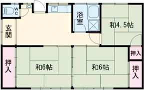 沖野5丁目貸家（10－28）の間取り画像