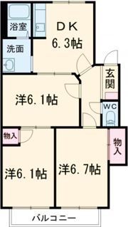 ラ・ルミエール М2の間取り画像