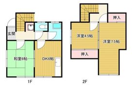 出原コーポの間取り画像