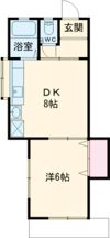 ハイツ大野の間取り画像
