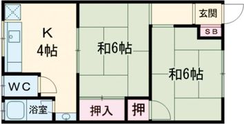 よしみ荘の間取り画像