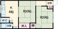 よしみ荘の間取り画像