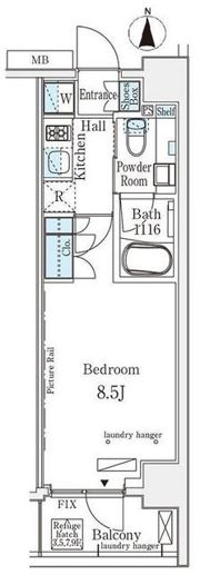 GLACIER大森の間取り画像