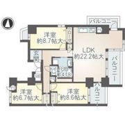 イーグルヘッド橦木の間取り画像