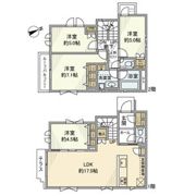 砧戸建の間取り画像