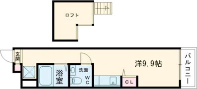 joule則武の間取り画像