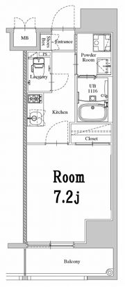 エンクレスト天神WESTの間取り画像