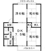 池尻ハイツ B棟の間取り画像