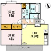 ユイマール ガーデン D棟の間取り画像