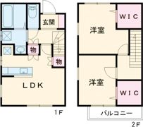 ボヌール沖野3番館の間取り画像
