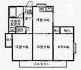 レジデンス高田Ⅱの間取り画像