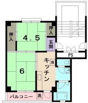 Oasis Umedaira 1の間取り画像