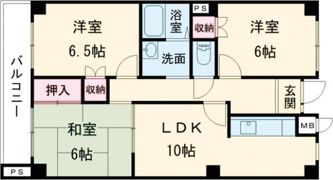 マイシティ303の間取り画像
