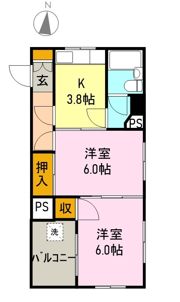 瓜島ビルの間取り画像