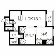 マノワール・ラ山本通の間取り画像