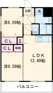 エスポアール弐番館の間取り画像