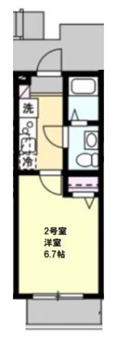 ベイルーム中山の間取り画像