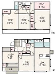 楠新田(石川)戸建の間取り画像