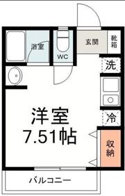 カーサ草薙の間取り画像