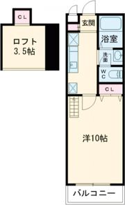 グランドヒル大津和の間取り画像