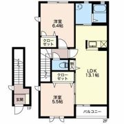 マーククオーレ Bの間取り画像