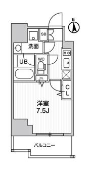 ALTERNA十条の間取り画像