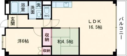 グレイス茨木の間取り画像