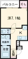 フジパレス諏訪ノ森駅東の間取り画像