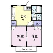 ピュアーズ97Bの間取り画像