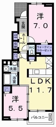 グランハピネス Ⅰの間取り画像