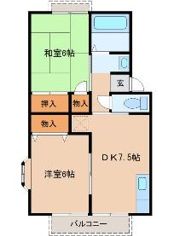 トゥインクルコート文化町7番館の間取り画像