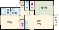 ロイヤルガーデン愛子A棟の間取り画像