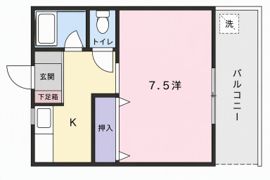 コーポヒロミの間取り画像