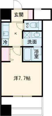 レジディア久屋大通の間取り画像