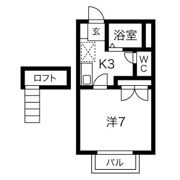 柴田ハイツAの間取り画像