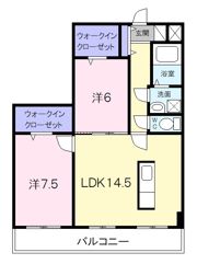 ル・クールの間取り画像
