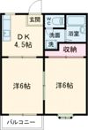 エレガンテカザ・優木の間取り画像
