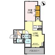 カーサピアッツァの間取り画像
