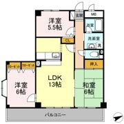 レジデンス若松の間取り画像