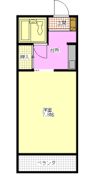 コーポくらかけの間取り画像