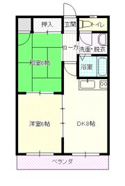 ウエストマンションシオイの間取り画像