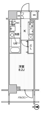 ｽﾃｰｼﾞｸﾞﾗﾝﾃﾞ錦糸町Ⅱの間取り画像