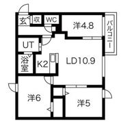 アルバミュウ グラシアの間取り画像