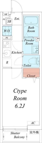 リブリ・oneの間取り画像