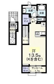 ヒカルサ防府田島の間取り画像