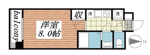 メゾン・ド・ヴィレ 深江の間取り画像