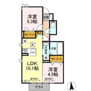 AvanzarⅡ(ｱﾊﾞﾝｻｰﾙ）の間取り画像