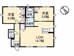サン・フィークス C棟?の間取り画像